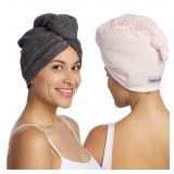 Turbie Twist Hair Towel Large 2-Pack