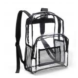 Amazon Basics Clear School Backpack 17x13in