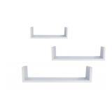 EWEIS 3 White Floating Shelves