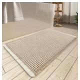 AMOAMI Waffle Bath Rug 17x24