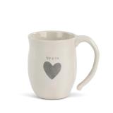DEMDACO Ivory Stoneware Mug 16oz