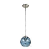 Catalina Blue Glass Pendant One Size