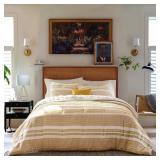 Threshold Queen Jacquard Comforter Set Yellow