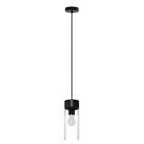 EGLO 4.5 Montey Matte Black Pendant Light