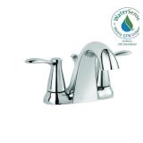 Glacier Bay 4 Mid-Arc Bathroom Faucet Chrome