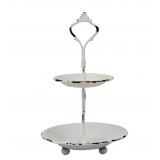 Stonebriar Small 2-Tier Tray 9.2 H