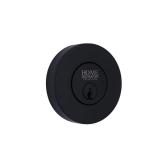 Home Decorators Round Matte Black Deadbolt
