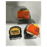 DeWalt Stanley Tape Measure Bundle