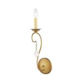 Livex Wall Sconce 17.5H Antique Gold