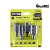 RYOBI MaxView Lag Driver Set 4pc