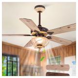 Bagood 52 Antler Ceiling Fan