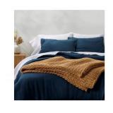 Casaluna Warm Brown Knitted Bed Throw