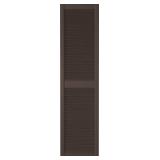 Ply Gem 15x35 Brown Open Louver Shutter Pair