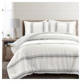 Lush Decor King Dark Gray Comforter Set