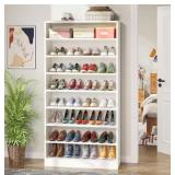 BYBLIGHT White Shoe Cabinet 70.8in Tall