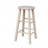 IC Intl Concepts 24H Unfinished Parawood Stool