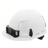 Milwaukee White Vented Front Brim Hard Hat