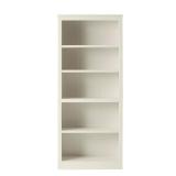 StyleWell Off White 5-Shelf Bookcase 71in