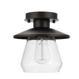 Hampton Bay 1-Lt Bronze Semi-Flush