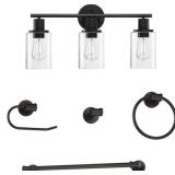 Pia Ricco 23.64 Black Vanity Light