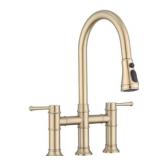 Fapully 8-inch Bridge Faucet Gold