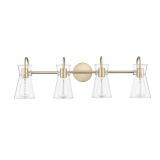 ML Lighting Camellia 4-Light Vanity Gold