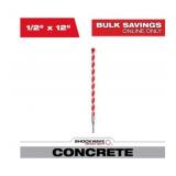 Milwaukee 12in Dia x 12in OAL Drill Bit