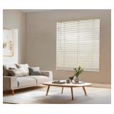 Room Darkening Faux Wood Blinds 34x83in