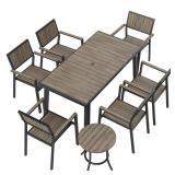 Small 6-Stackable Outdoor Patio Chairs