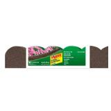 Brown Scalloped Rubber Garden Edging 4 ft.