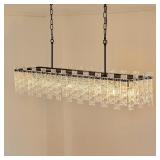 HSMKL 47 Inch Crystal Chandelier