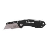 Husky Folding Lock-Back Utility Knife