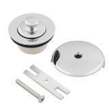 Chrome LiftTurn Bath Drain Kit