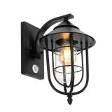 66 Black Motion Sensor Wall Sconce