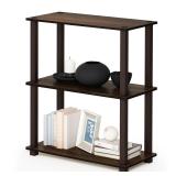 Furinno 3-Tier Shelf Walnut