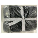 StyleWell Black 6-Pc Bath Towel Set