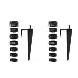 Hampton Bay Black Solar Ground Stake 2-Pack