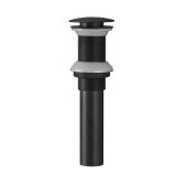 Matte Black Pop-up Drain 1-58 - 1-34 in.
