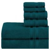 HygroCotton Black Bath Towel Set 6-Pc