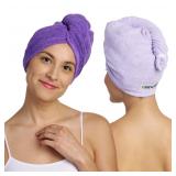 Turbie Twist Large Hair Towel 2-Pack