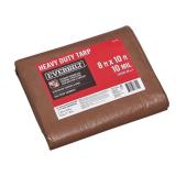 x10 Ft. Heavy Duty Tarp BrownSilver
