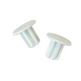 ClosetMaid White Hang Bar Endcap 2 Pack
