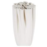 Ceramic Abstract Vase White