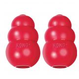 KONG Classic Red Dog Toy Medium 2-Pk