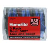 Homelite .065 Trimmer Line  Spool 3 Pk