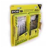 RYOBI 15-PC Hex Shank Drill Bit Set