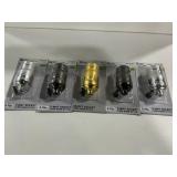 GE Turn Knob Lamp Sockets 5pc