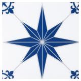 Blue Peel  Stick Wall Tile 7.87 in.