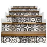 Brown Peel  Stick Tile 7 in.