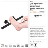 BWE 12 in. Shower Footrest